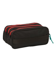 Trousse d'écolier My Hero Academia Noir 21,5 x 10 x 8 cm
