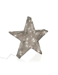 Décorations de Noël Versa Argenté 5 x 30 x 30 cm 2