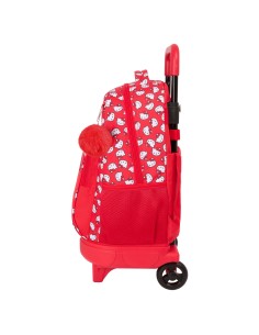 Cartable à roulettes Hello Kitty Iconic Blanc Rouge 33 x 45 x 22 cm 2