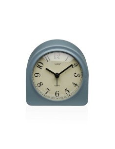 Horloge de table Versa Luxa Bleu Plastique 5,8 x 10 x 10 cm