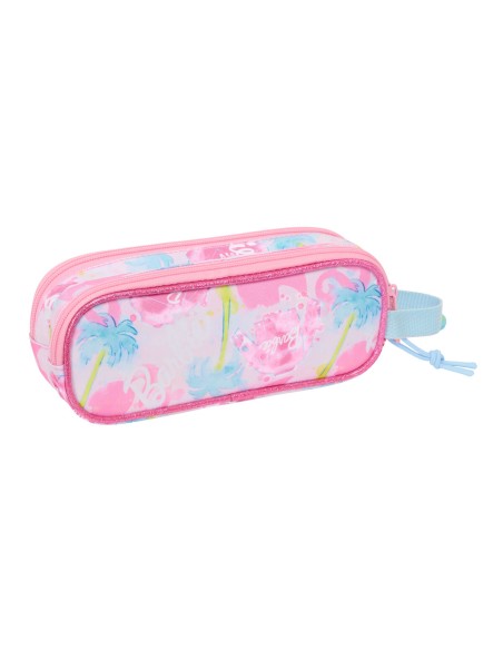 Trousse Fourre-Tout Double Barbie Painterly Rose Bleu ciel 21 x 8 x 6 cm
