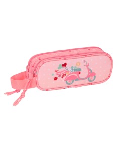Trousse Fourre-Tout Double Moos Passion Multicouleur 21 x 8 x 6 cm