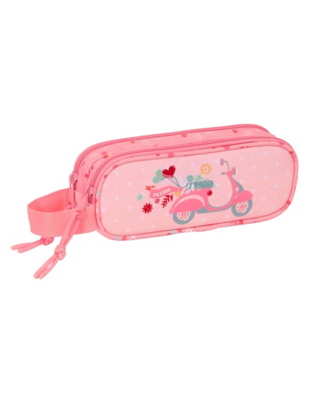 Trousse Fourre-Tout Double Moos Passion Multicouleur 21 x 8 x 6 cm