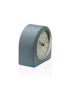 Horloge de table Versa Luxa Bleu Plastique 5,8 x 10 x 10 cm 2