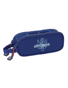 Trousse Fourre-Tout Double Harry Potter Captain Blue marine 21 x 8 x 6 cm