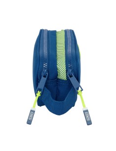 Trousse Fourre-Tout Double Munich North Blue marine 21 x 8 x 6 cm 2