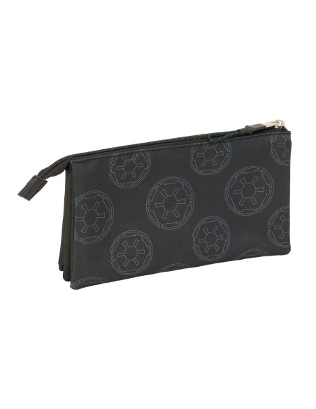 Trousse Fourre-Tout Triple Star Wars Rebellion Noir 22 x 12 x 3 cm