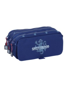 Trousse Fourre-Tout Triple Harry Potter Captain Blue marine 21,5 x 10 x 8 cm