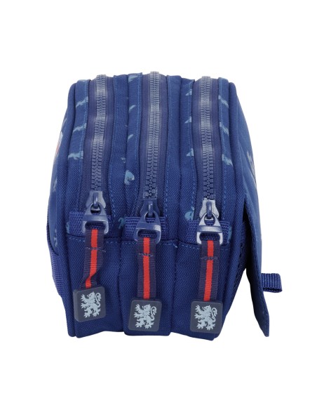 Trousse Fourre-Tout Triple Harry Potter Captain Blue marine 21,5 x 10 x 8 cm