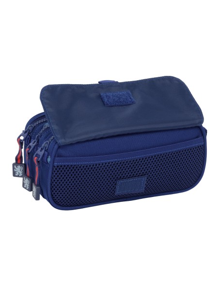 Trousse Fourre-Tout Triple Harry Potter Captain Blue marine 21,5 x 10 x 8 cm