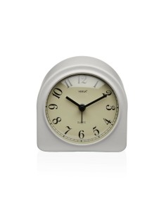 Horloge de table Versa Luxa Blanc Plastique 5,8 x 10 x 10 cm