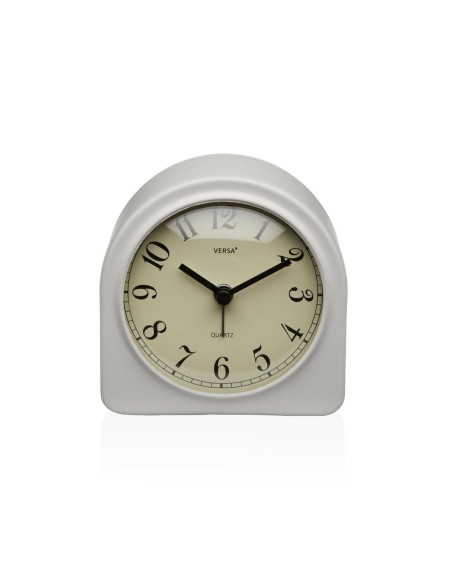 Horloge de table Versa Luxa Blanc Plastique 5,8 x 10 x 10 cm