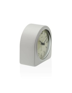 Horloge de table Versa Luxa Blanc Plastique 5,8 x 10 x 10 cm 2