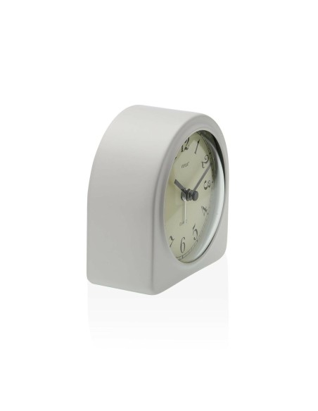 Horloge de table Versa Luxa Blanc Plastique 5,8 x 10 x 10 cm