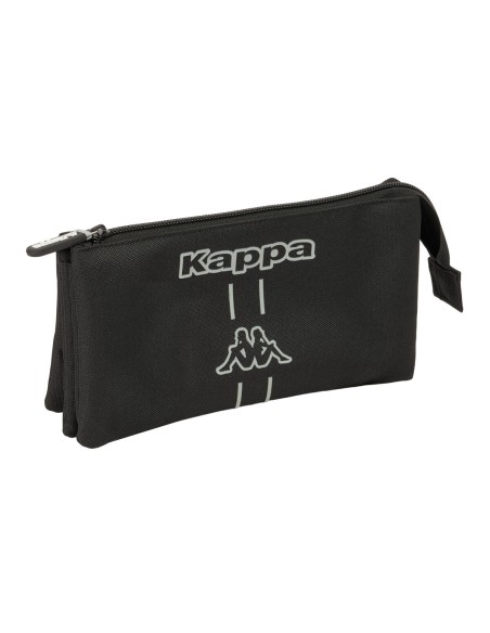 Trousse Fourre-Tout Triple Kappa Dark Noir 22 x 12 x 3 cm