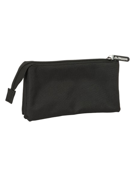 Trousse Fourre-Tout Triple Kappa Dark Noir 22 x 12 x 3 cm