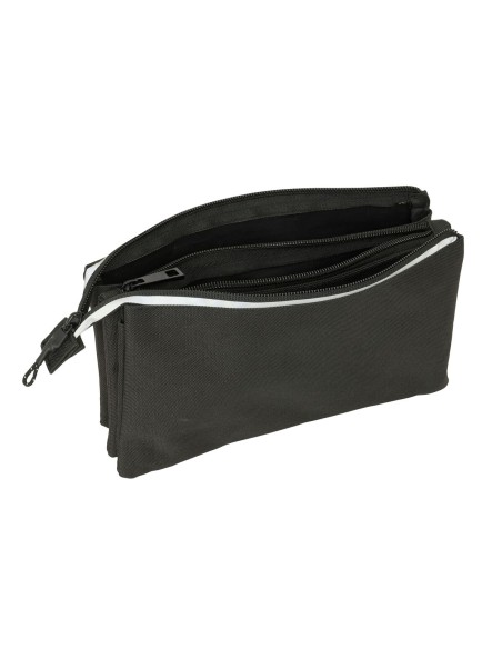 Trousse Fourre-Tout Triple Eckō Unltd. Worldwide Noir 22 x 12 x 3 cm
