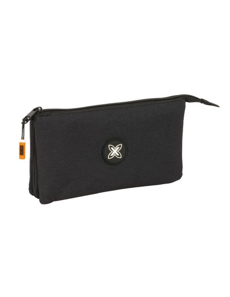 Trousse Fourre-Tout Triple Munich Lagoon Noir 22 x 12 x 3 cm