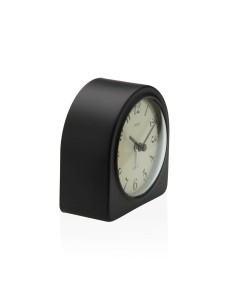 Horloge de table Versa Luxa Noir Plastique 5,8 x 10 x 10 cm 2
