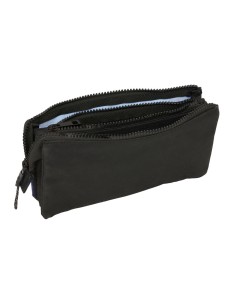 Trousse Fourre-Tout Triple El Niño Roller Bleu Noir 22 x 12 x 3 cm 2