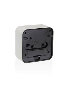 Horloge de table Versa Alvo Blanc Plastique 4,5 x 8,5 x 8,5 cm 2