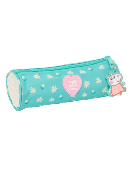 Fourre-tout Peppa Pig Pretty flowers Jaune Menthe 20 x 7 x 7 cm