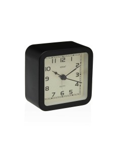 Horloge de table Versa Alvo Noir Plastique 4,5 x 8,5 x 8,5 cm