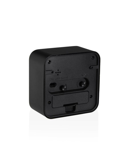 Horloge de table Versa Alvo Noir Plastique 4,5 x 8,5 x 8,5 cm