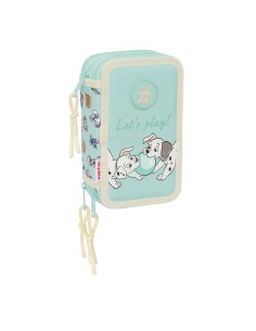 Trousse Scolaire avec Accessoires Disney Bleu 12,5 x 19,5 x 5,5 cm 37 Pièces