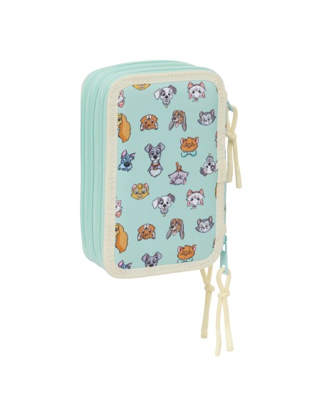Trousse Scolaire avec Accessoires Disney Bleu 12,5 x 19,5 x 5,5 cm 37 Pièces