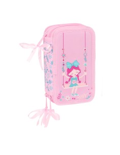 Trousse Scolaire avec Accessoires Glow Lab Swing Multicouleur 12,5 x 19,5 x 5,5 cm 37 Pièces