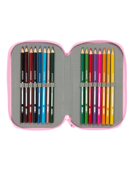 Trousse Scolaire avec Accessoires Glow Lab Swing Multicouleur 12,5 x 19,5 x 5,5 cm 37 Pièces