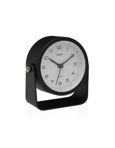 Horloge de table Versa Alura Noir Plastique 4,1 x 10 x 10 cm