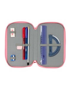 Trousse Scolaire avec Accessoires Moos Passion Multicouleur 12,5 x 19,5 x 5,5 cm 37 Pièces 2