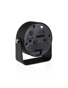 Horloge de table Versa Alura Noir Plastique 4,1 x 10 x 10 cm 2