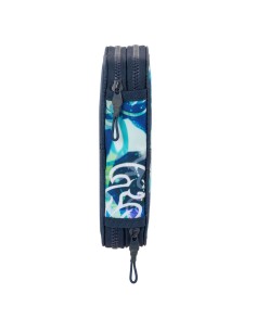 Trousse Scolaire avec Accessoires El Niño Kook Blue marine 12,5 x 19,5 x 4 cm 29 Pièces 2