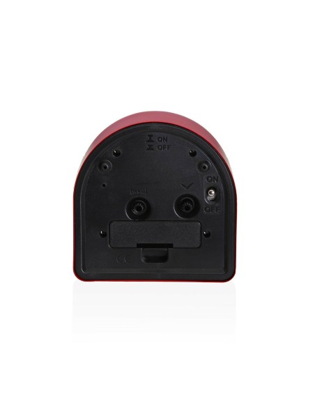 Horloge de table Versa Luxa Rouge Plastique 5,8 x 10 x 10 cm
