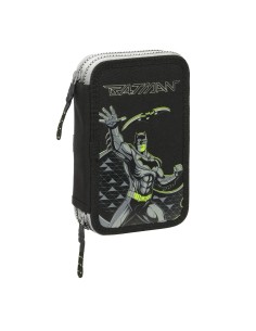 Plumier double Batman Game over Noir 12.5 x 19.5 x 4 cm Plumier double 29 Pièces