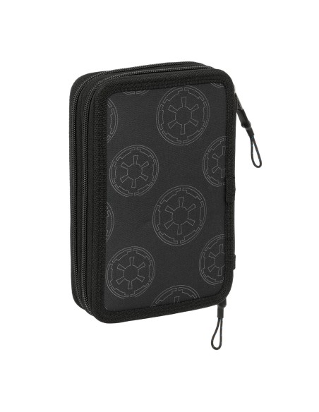 Plumier double Star Wars Rebellion Noir 12.5 x 19.5 x 4 cm Plumier double 29 Pièces