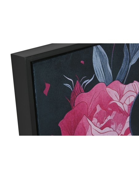 Cadre Home ESPRIT Noir Rose 83 x 4 x 123 cm (2 Unités)