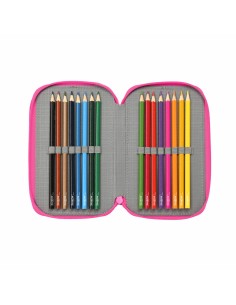 Pochette à crayons triple Rainbow High Shine Multicouleur 12,5 x 19,5 x 5,5 cm 37 Pièces 2
