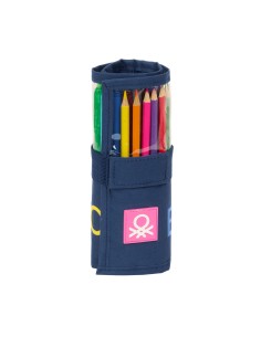 Fourre-tout Benetton Damero Blue marine 7 x 20 x 7 cm 27 Pièces