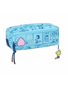 Fourre-tout Snoopy Love Bleu clair 22 x 8,5 x 6 cm