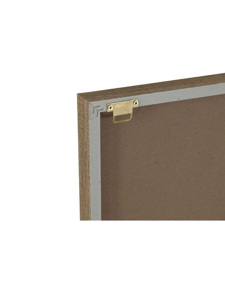 Cadre Home ESPRIT Rouge Vert Colonial Doré Jungle 45 x 2,5 x 60 cm (2 Unités)