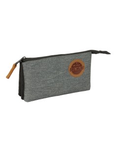 Fourre-tout BlackFit8 Old school Noir Gris 22 x 12 x 3 cm