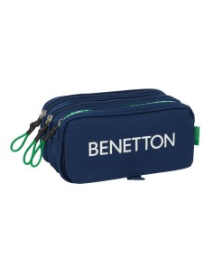 Fourre-tout Benetton Green Blue marine 21,5 x 10 x 8 cm