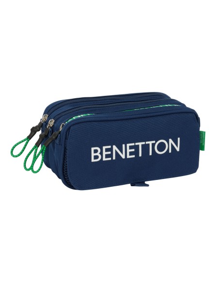 Fourre-tout Benetton Green Blue marine 21,5 x 10 x 8 cm