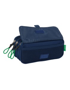 Fourre-tout Benetton Green Blue marine 21,5 x 10 x 8 cm 2