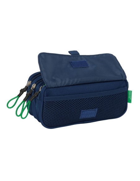 Fourre-tout Benetton Green Blue marine 21,5 x 10 x 8 cm