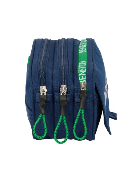 Fourre-tout Benetton Green Blue marine 21,5 x 10 x 8 cm